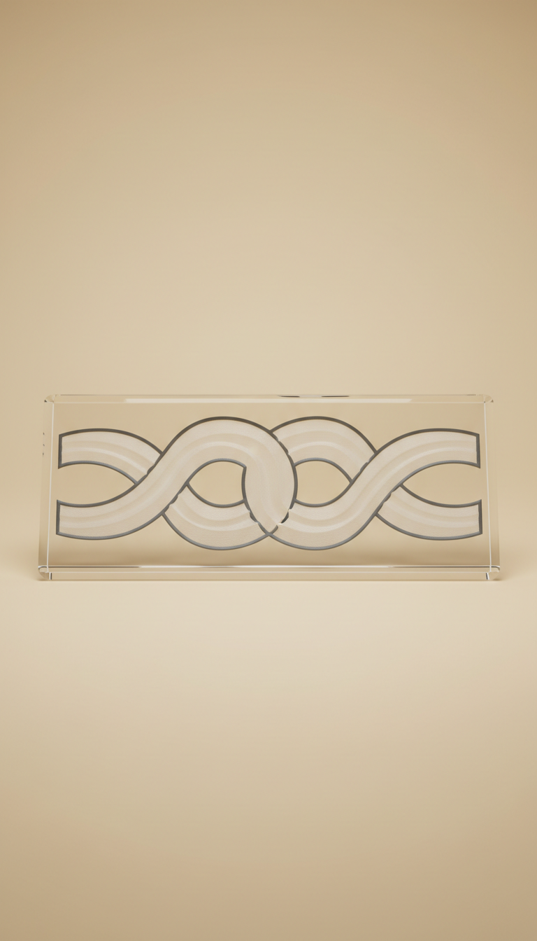 Acrylic Desk Nameplate with Precision Detailing