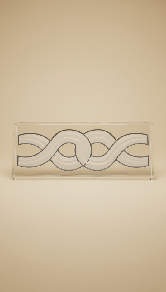 Acrylic Desk Nameplate with Precision Detailing
